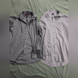 Button-up Shirts Architect Fitted Stretch & JF J.FERRAR Slim  Fit  Size M 32/33